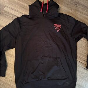 Kill Crew Black Hoodie with Red Details